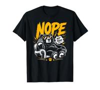 Nope NOT Today. Sarcastic Bear Value Graphic T-Shirt