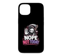 Nope Not Today Sarcastic Grim Reaper Pastel Goth Case for iPhone 13