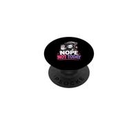 Nope Not Today Sarcastic Grim Reaper Pastel Goth PopSockets Adhesive PopGrip