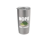 Nope Not Today Turtle Stainless Steel Insulated Tumbler