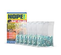 NOPE! Rat Bait Grain 6 x 25g | Rodent Control Sachets for Rat & Mouse | Indoor & Outdoor Use