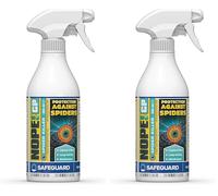 NOPE! Spider Killer Spray Repellent - Contact Killer. for All Types of Spiders. Residual Action, Odourless, Non-Staining for Indoor and Outdoor Use. 500ml (Pack of 2)