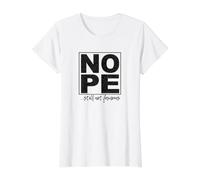 Nope ...Still Not Famous Value Graphic T-Shirt, Women, White, XL