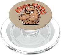 Nope-Tato Angry Grumpy Potato Lover Funny Food Sarcastic PopSockets PopGrip for MagSafe