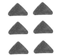 NOPEILVI 6PCS Triangle Microfiber Spin Mop Heads - 360 Rotatable & Adjustable for Hardwood & Home Floors