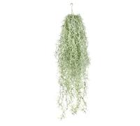 NOPEILVI Artificial Spanish Moss Faux Hanging Greenery Moss 31.5 Fake Air Plant Looks Real For Home Outdoor Decoration Pack Of 1 Green