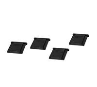 NOPEILVI Hot Shoe Cover, Camera Flashlight Hot Shoe Cap, Compatible with Nikon, 4PCS, Black, Plastic, Top Mount, Set of 4