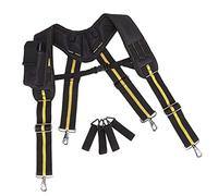 NOPEILVI Tool Belt Suspenders Padded Heavy Duty Adjustable Strap for Carpenter Electrician Work Suspension Rig Tool Belt Suspenders,Tool Suspenders,Tool Belt,Work Suspenders Mens,Work Suspenders