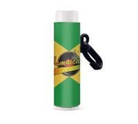Nopersonality Chapstick Holder Lipstick Keychain with Chapstick Holder Jamaica Flag Lipstick Protective Cases Cover Chapstick Holder for Girls Women