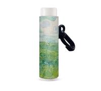 Nopersonality Lip Balm Holder Lipstick Holder Clip On Lipstick Organizer Key ChainVan Gogh Green Wheat Field Case for Travel Accessories