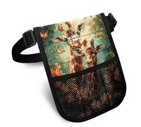 Nopersonality Nurse Fanny Pack with Medical Gear Pockets Utility Medical Nurse Belt Bag Waist Nursing Fanny Pack Bag Pouch to Carry Stethoscopes and Medical Supplies (Pack Only) - Jungle Giraffe