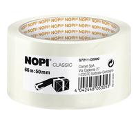 Nopi 57211 Packaging Tape Transparent 66m x 50mm 1pc For Secure Se...