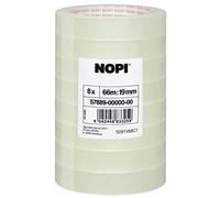 Nopi Transparent Film 66 m x 19 mm 8 Rolls
