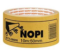 NOPI Universal Double-Sided Fixing Tape for Carpets - 10 m x 50 mm | Reliable Long-Lasting Bonding for Crafts, DIY, Photos and Carpets - Versatile Permanent Adhesion for Everyday Projects