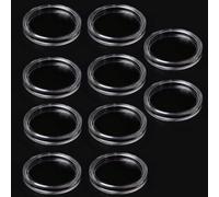 NOPKESV 10-Piece Coin Case with 6 Sizes for Coin Collection with Adjustable Foam Protective Seal, Münzkapseln, Münzsammlung, Münzschützer (40 mm) (Transparent)