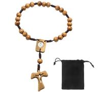 NOPKESV Rosary Handmade in Jerusalem, Gift, Christening, Communion, Christian Holidays, Birth, Birthday, Car Protection, House
