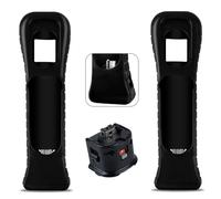 NOPOINO Wii Motion Plus Adapter - External Remote Motion Plus Sensor Accelerator for Wii Remote Controller (Black 2 pcs)