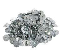 NOPOXA 200 Pcs Good Waxed Making Metal Wick Sustainers Carry Holders Tabs Candle Making Supplies Gift for