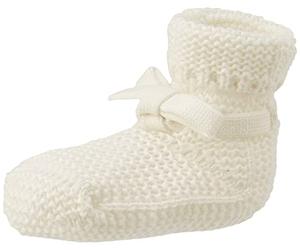Noppies Baby Unisex kids U Booties knit Nelson U Booties knit Nelson, White - C001, 1-SIZE