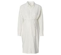 Noppies Maternity Women's Diego Nursing Dress Long Sleeve Dress, Cream Thin Stripe - N341, XL