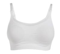 Noppies White Breastfeeding Bra XS / Small Maternity Wirefree Top Drop Cups