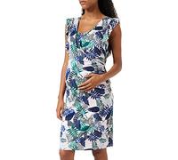 Noppies Women's Dress Nurs Ss AOP Cathleen Dress Not Applicable, Multicolour (Chalk Pink P), 12 (Manufacturer Size: Medium)