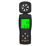 NOPWOK 3 in 1 Handheld Digital Anemometer Wind Meter,High Precision Wind Speed Measuring, Digital Wind Speed Meter with Backlight for HAVC,Sailing,Fishing