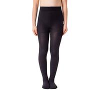 NOQ Children Thin Tights with Beautiful Print Girls Patterned Pantyhose 40 DEN School Dance Ceremony Casual, Suzi Dust Nero 6-7 years (116-122)