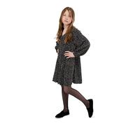 NOQ Girl's Tights 20 Denier Classic Semi-sheer School Footed Soft Ballet Dance Casual Pantyhose Durable Plain Teen Everyday Stockings, Nero 7/8 years (122/128 cm)