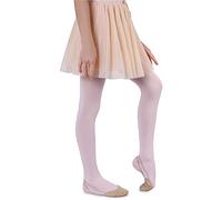 NOQ Kids Girls Microfiber Tights 60 DEN Soft Warm Comfortable Opaque for Toddlers Tights Casual Celebrations Ballet School One Pair Mary, Primrose 122-128