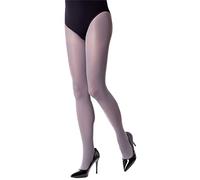 NOQ Womens Plain Tights 40 Denier Casual Colour Pantyhose Sensual Footed Stockings Semi-sheer Mireille, Grigio M