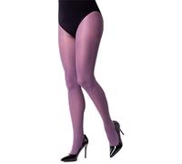 NOQ Womens Plain Tights 40 Denier Casual Colour Pantyhose Sensual Footed Stockings Semi-sheer Mireille, Berry L