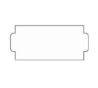 NOR 24x11mm White Peelable Labels (18k) for NOR 3/9 D Price Gun