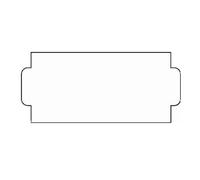 NOR 24x11mm White Permanent Labels (54k) for NOR 3/9 D Price Gun