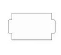 NOR 25x14mm White Peelable Labels (15k) for NOR 3/9 B Price Gun