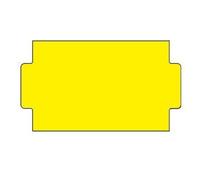 NOR 25x14mm Yellow Permanent Labels (15k) for NOR 3/9 B Price Gun