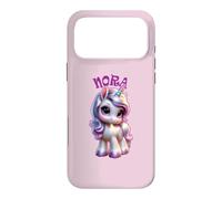 Nora Cute Unicorn Design for Girls Name Nora Case for iPhone 17 Pro Max