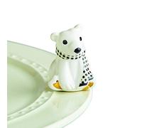 Nora Fleming Polar Brrr! (Polar Bear) - Hand-Painted Ceramic Christmas Decor - Winter Minis for The Home and Office