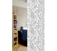 Nora Grey White Textile Shower Curtain 180 x 200 cm