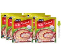 Nora Kitchen Chinese Style Nido Oriental Soup Mix, 2.18oz (Pack of 6) Bundle with PrimeTime Direct Silicone Basting Brush in a PTD Sealed Bag