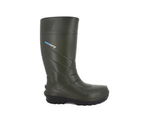 Nora Mens comp S5 Wellington Safety Boots - Green - Size UK 9