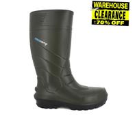 Nora Wellington Boots Noracomp S5 Insulated Safety Unisex Green/Black Size 37