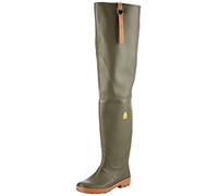 Nora RIVER Unisex Adults Boots, in Antibacterial Polyester Sponge Lining, Rubber Boots,for Hunting and Fishing, Green, 7/8 UK (4142 EU)
