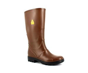 Nora Unisex Adults Country Work Boots, Professional Wellington boot for agriculture and forestry, Brown, 6.5 UK (40 EU)