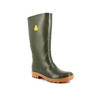 Nora Unisex Adults Country Work Boots, Professional Wellington Boot for Agriculture and Forestry, Green, 10 UK (44 EU)