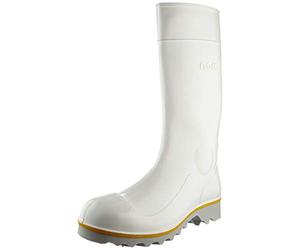 Nora Unisex Adults Ralf Work Boots, Professional Wellington Boot for Food Processing Industry, Highly Resistant, Extremely Soft and Flexible Even at Low Temperatures, White,14/15UK