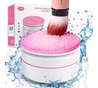 Norate Makeup Brush Cleaner, IPX7 Waterproof Electric Makeup Brush Cleaner Machine, Deep Cleaning Makeup Brushes, Stocking Stuffers Christmas Gifts for Women Mom Teen Girls