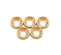 NORAZE Brass Countersunk Washer/Brass Fish Eye Washer/Solid Recessed Countersunk Screw Washer Metal Meson M3 M4 M5 M6 (Size : 20pcs M4x10x2.5)