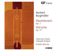 Norbert Burgmul Norbert Burgmüller: Klavierkonzert, Op. 1/Entr' (CD) (US IMPORT)