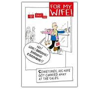 Norbert & Val, Wife Birthday Card, Birthday Card Wife, Funny Birthday Card Wife